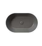 Photo: KUBE X ceramic washbasin on the board, 60x37cm, oval, bistro matt