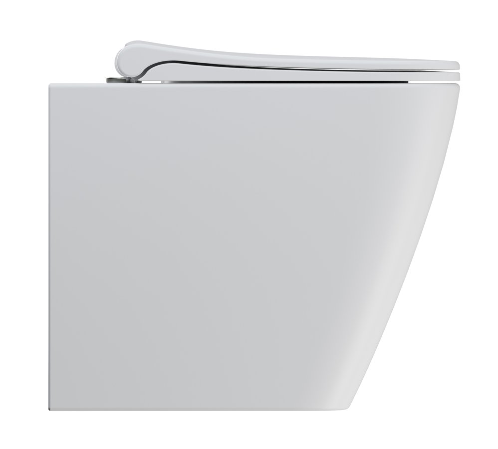 GSI NUBES WC mísa stojící, Swirlflush, 35x52cm, spodní/zadní odpad, bílá dual-mat 961009