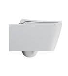 Photo: NUBES wall hung toilet, Swirlflush, 35x55cm, white dual-matt