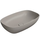 Photo: NUBES ceramic washbasin on the board 60x38cm, tortora matt