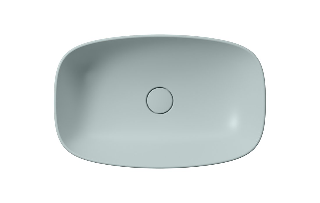 GSI NUBES keramické umyvadlo na desku 60x38cm, ghiaccio mat 978315