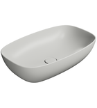 Photo: NUBES ceramic washbasin on the board 60x38cm, cenere matt