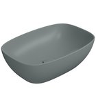 Photo: NUBES ceramic washbasin on the board 50x35cm, agave matt