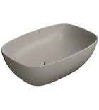 Photo: NUBES ceramic washbasin on the board 50x35cm, tortora matt