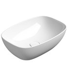 Photo: NUBES ceramic washbasin on the board 50x35cm, white ExtraGlaze