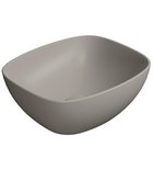 Photo: NUBES ceramic washbasin on the board 40x35cm, tortora matt