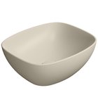 Photo: NUBES ceramic washbasin on the board 40x35cm, creta matt