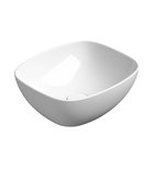 Photo: NUBES ceramic washbasin on the board 40x35cm, white ExtraGlaze