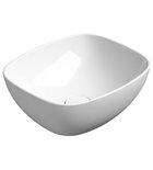 Photo: NUBES ceramic washbasin on the board 40x35cm, white ExtraGlaze