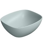 Photo: NUBES ceramic washbasin on the board 40x35cm, ghiaccio matt