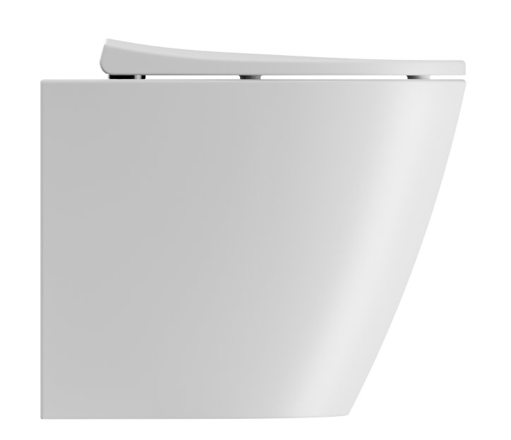 GSI MODO WC mísa stojící, Swirlflush, 37x52cm, spodní/zadní odpad, bílá dual-mat 981009