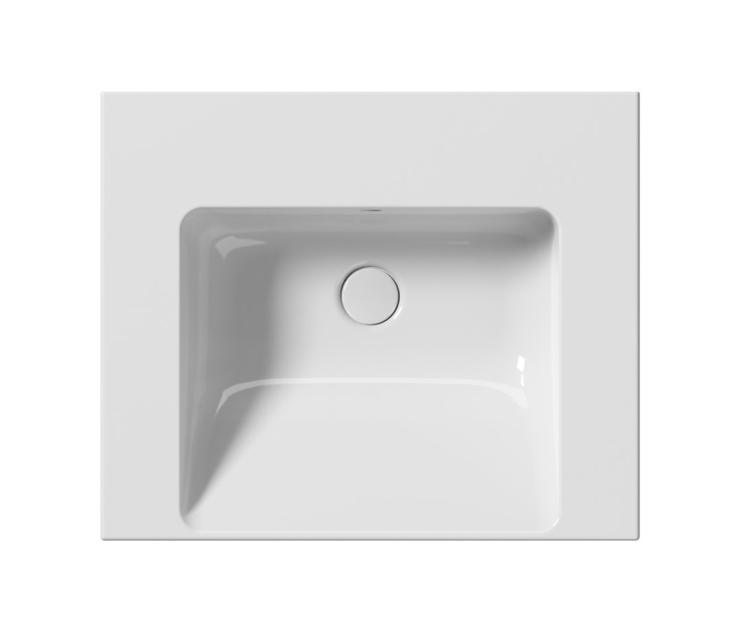 GSI NORM keramické umyvadlo 60x50cm, bez otvoru, bílá ExtraGlaze 8635011
