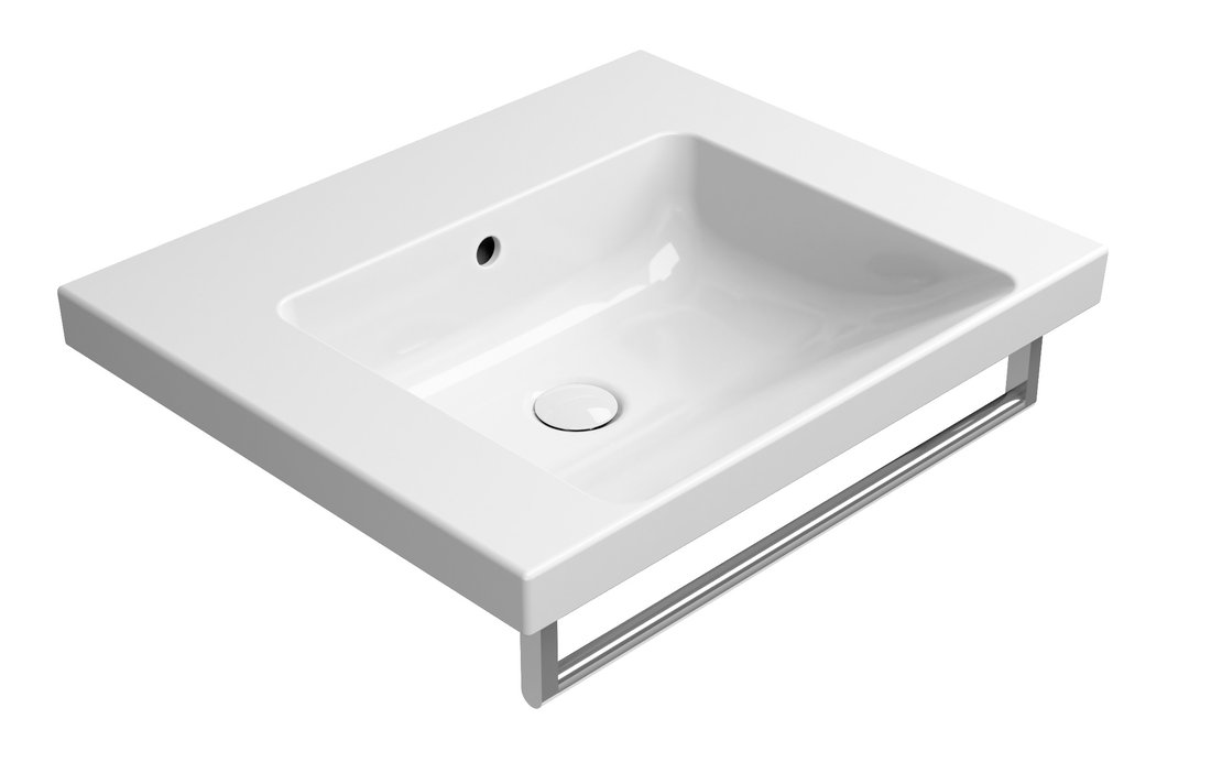 GSI NORM keramické umyvadlo 60x50cm, bez otvoru, bílá ExtraGlaze 8635011