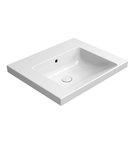 Photo: NORM Ceramic Washbasin 60x50cm, no tap hole white Extraglaze
