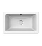 Photo: KUBE X ceramic washbasin 60x37cm, recessed, groud bottom edge, white ExtraGlaze