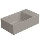 Photo: KUBE X ceramic washbasin 40x23cm, no tap hole, right/left, tortora matt