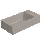 Photo: KUBE X ceramic washbasin 50x25cm, no tap hole, right/left, tortora matt