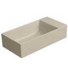 Photo: KUBE X ceramic washbasin 50x25cm, no tap hole, right/left, creta matt