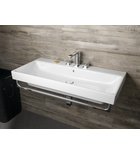 Photo: NUBES ceramic washbasin 120x50cm, 3 tap holes, white ExtraGlaze
