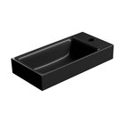 Photo: NUBES ceramic washbasin 50x25cm, black matt