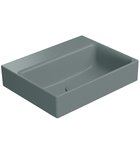 Photo: NUBES ceramic washbasin 40x32cm, no tap hole, agave matt