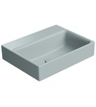 Photo: NUBES ceramic washbasin 40x32cm, no tap hole, ghiaccio matt