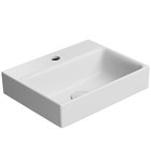 Photo: NUBES ceramic washbasin 40x32cm, white matt