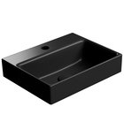 Photo: NUBES ceramic washbasin 40x32cm, black matt