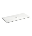 Photo: Rectangular ceramic shower tray 170x80x2cm, white matt