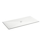 Photo: Rectangular ceramic shower tray 180x80x2cm, white matt