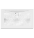 Photo: Rectangular ceramic shower tray 120x70x4cm, white ExtraGlaze