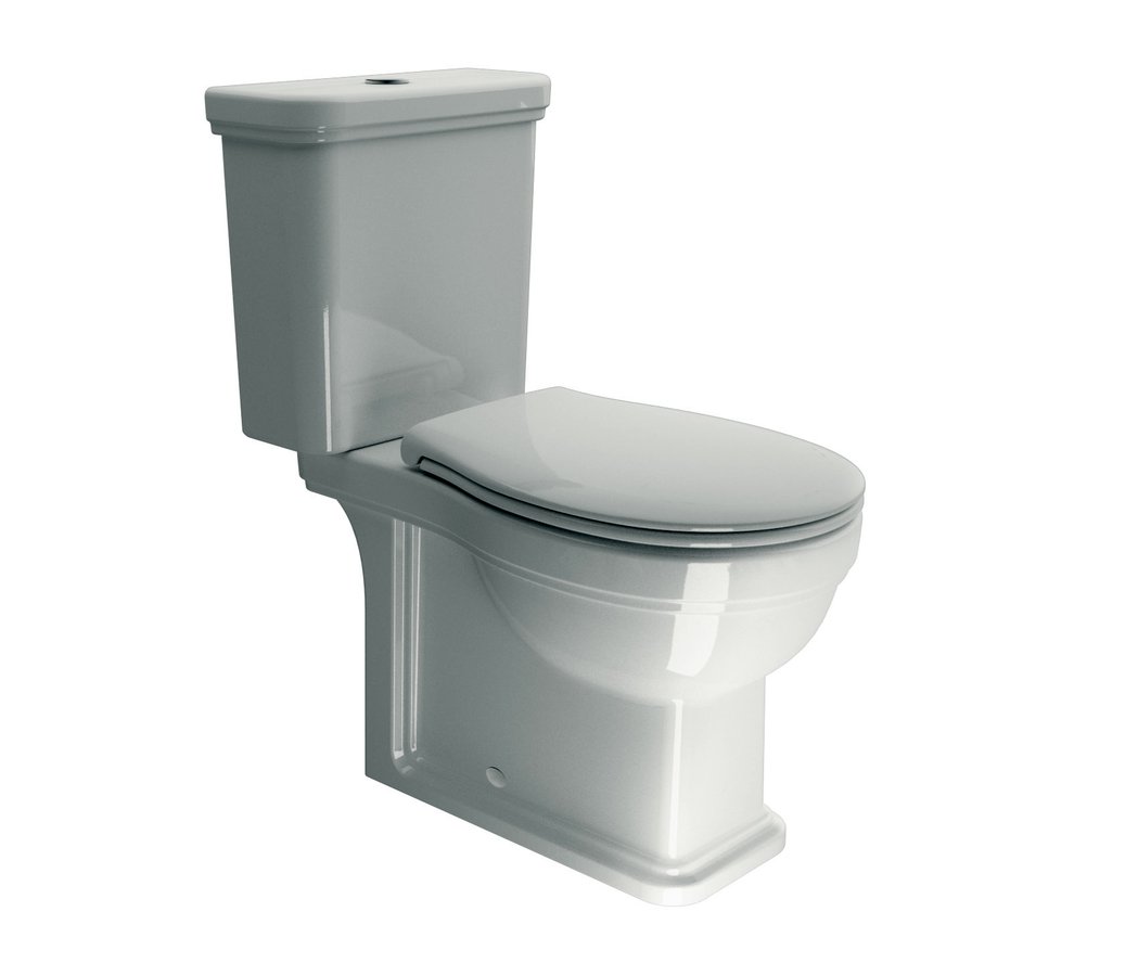 GSI CLASSIC WC sedátko, Soft Close, Quick Release, bílá/zlato MSO87CN11