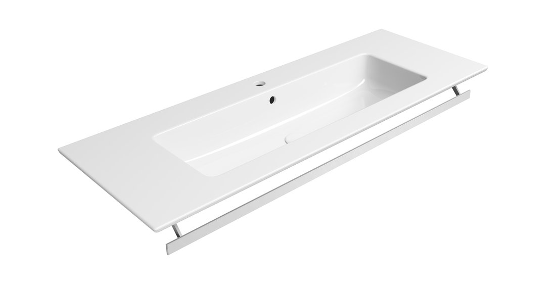 GSI PURA čelní držák ručníků 122cm, chrom PAPRD122