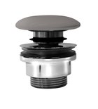 Photo: GSI umývadlová výpust 5/4", click-clack, keramická zátka, 5-65mm, tortora mat