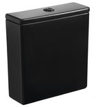 Photo: Ceramic cistern with lid, black matt