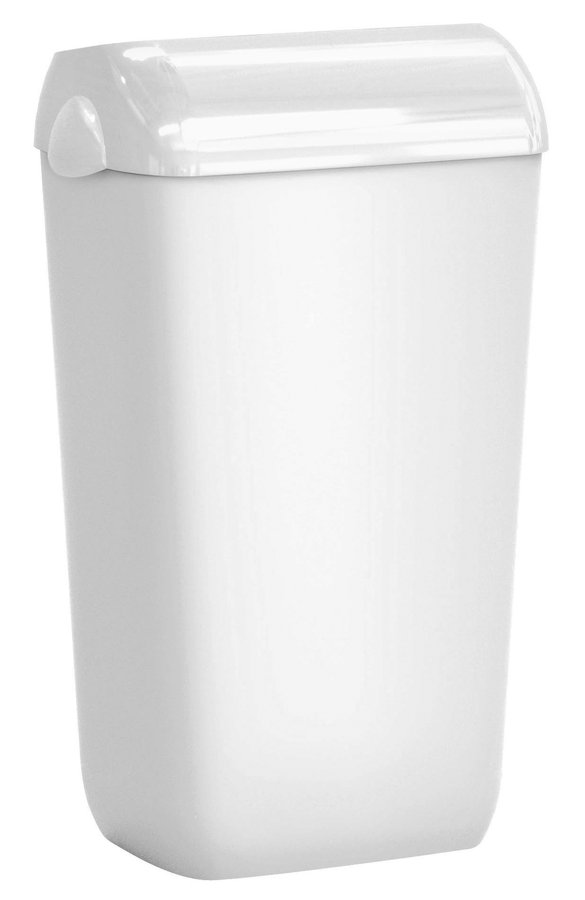COLORED odpadkový koš nástěnný s víkem 23l, ABS, bílá A74201-1