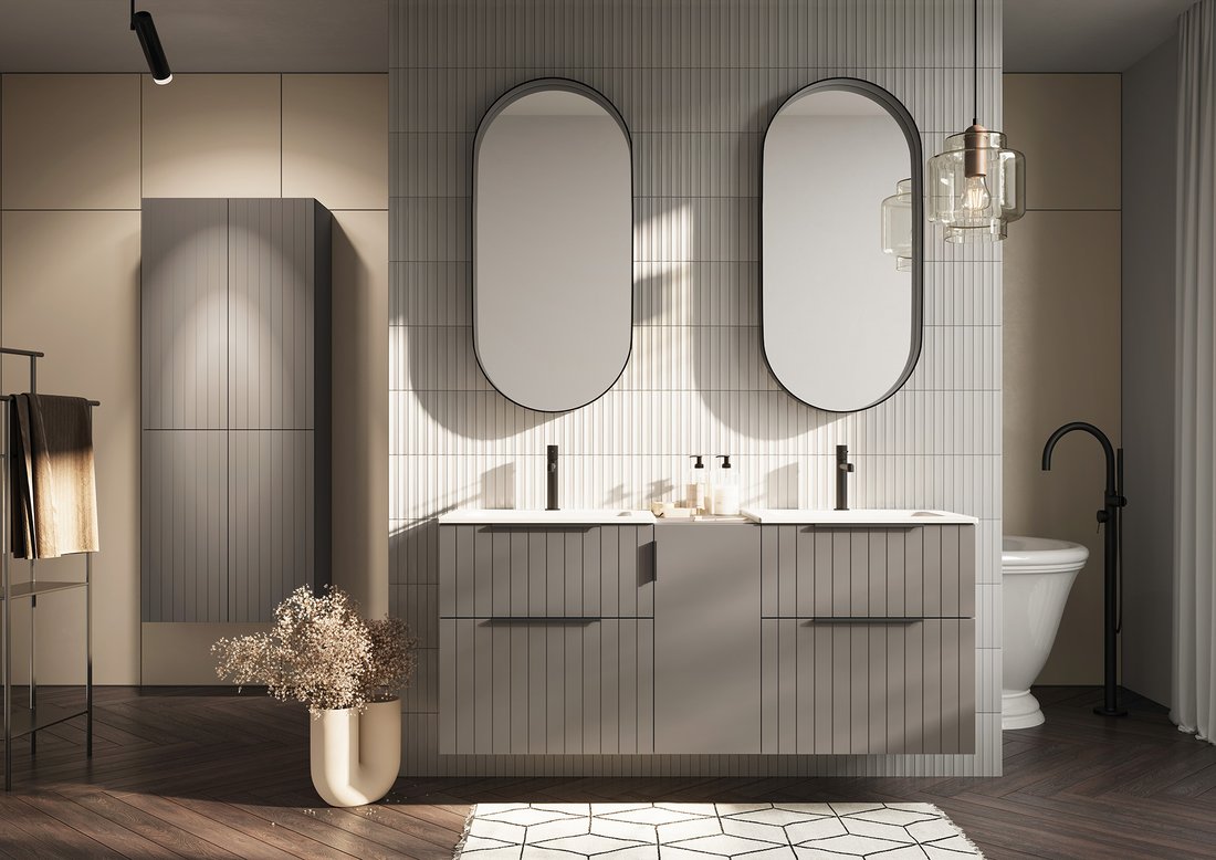 Sapho CIRASA skříňka spodní dvířková 30x64x46cm, pravá/levá, carina CR301-4141