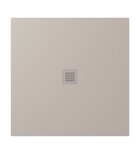 Photo: TRENECA Gussmarmor-Duschwanne 100x100cm, Verkürzungsmöglichkeit, beige matt