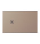 Photo: TRENECA Cast Marble Shower Tray 130x80cm, Cuttable According To Your Req, beige matt