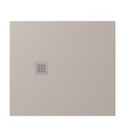 Photo: TRENECA Gussmarmor-Duschwanne 100x90cm, Verkürzungsmöglichkeit, beige matt