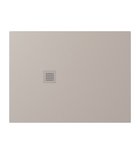 Photo: TRENECA Gussmarmor-Duschwanne 120x90cm, Verkürzungsmöglichkeit, beige matt