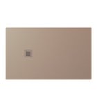 Photo: TRENECA Cast Marble Shower Tray 150x90cm, Cuttable According To Your Req, beige matt