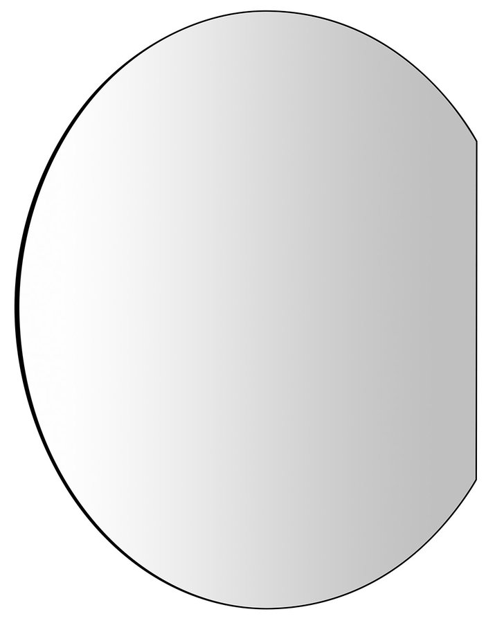 DARA CUT zrcadlo s LED podsvícením 20W, ø 100cm, topná fólie 30562CI