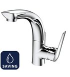 Photo: FLY stojánková umyvadlová baterie s otočnou hubicí, WATER-SAVING kartuše, chrom
