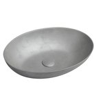 Photo: FORMIGO umywalka betonowa nablatowa, 60x40cm, srebrny