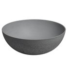 Photo: FORMIGO Betonwaschbecken zum Aufsetzen, Durchmesser 39cm, Grau