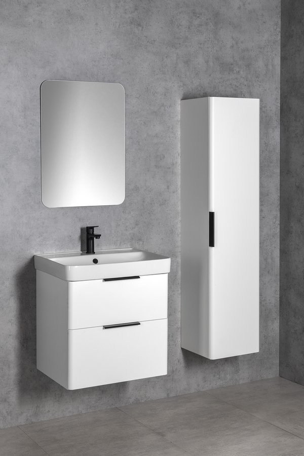 Aqualine DENEB skříňka vysoká 31x150x35cm L/P, bílá mat DN180