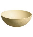 Photo: FORMIGO umywalka betonowa nablatowa, średnica 39cm, żółty mat