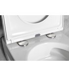 Photo: HEIKE toilet seat, Slim, Soft Close, duroplast, white