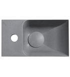 Photo: PICCOLINO betónové umývadlo 30,8x17cm, batéria vľavo, šedá